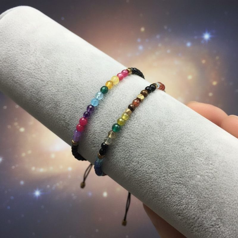 7 Chakra & 12 Constellation Bracelets - Reveal Your True Potential - Professional Photo
