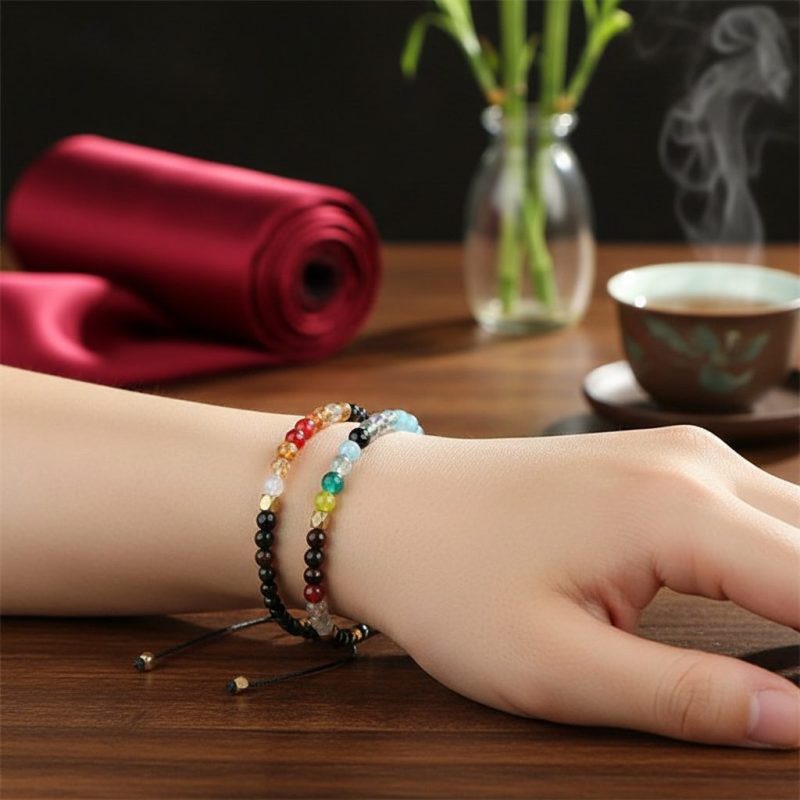7 Chakra & 12 Constellation Bracelets - Reveal Your True Potential - Professional Photo