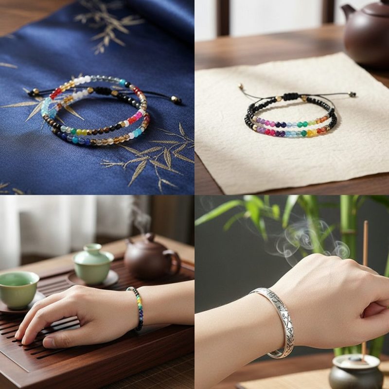 7 Chakra & 12 Constellation Bracelets - Reveal Your True Potential - Professional Photo