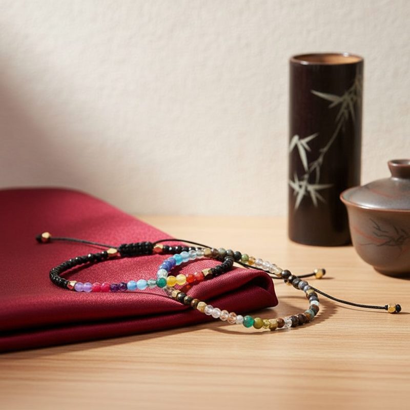 7 Chakra & 12 Constellation Bracelets - Reveal Your True Potential - Professional Photo