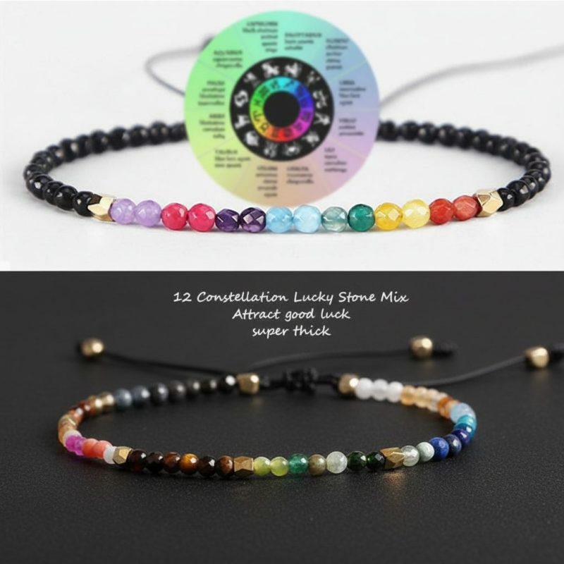 7 Chakra & 12 Constellation Bracelets - Reveal Your True Potential - Professional Photo