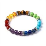 7 Chakra Stones Bracelet - Professional Photo