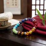 7 Chakra Stones Bracelet - Professional Photo