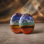 7 Chakra Worry Stone - For Anxiety & Stress - Professional Photo