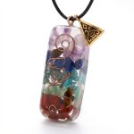 7 Chakra Orgone Necklace - Energy Healing & EMF Protection - Professional Photo