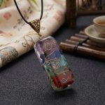 7 Chakra Orgone Necklace - Energy Healing & EMF Protection - Professional Photo