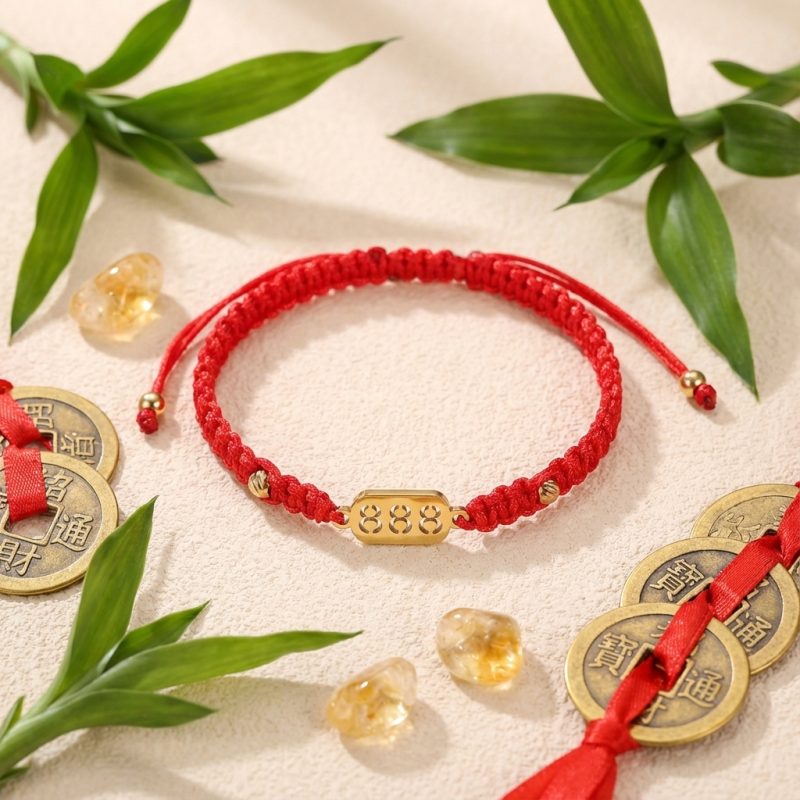 888 Wealth Luck Angel Number Bracelet - Professional Photo