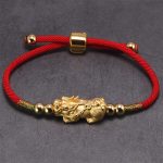 Feng Shui Piyao Wealth Bracelet - Red String - Professional Photo