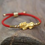 Feng Shui Piyao Wealth Bracelet - Red String - Professional Photo
