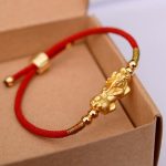 Feng Shui Piyao Wealth Bracelet - Red String - Professional Photo