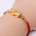 Feng Shui Piyao Wealth Bracelet - Red String - Professional Photo