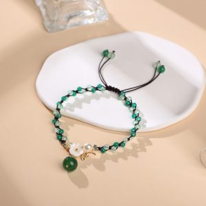 Jade Financial Success Anklet - Professional Photo