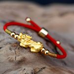 Feng Shui Piyao Wealth Bracelet - Red String - Professional Photo