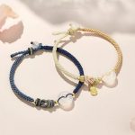 White Agate Fu Couple Bracelets - Give the Gift of Luck - Professional Photo