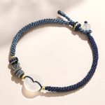 White Agate Fu Couple Bracelets - Give the Gift of Luck - Professional Photo