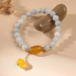 White Jade Longevity Bracelet - Professional Photo