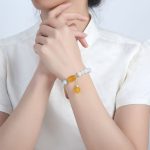 White Jade Longevity Bracelet - Professional Photo