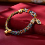 Zakiram Goddess of Wealth Tibetan Mantra Bracelet - Professional Photo