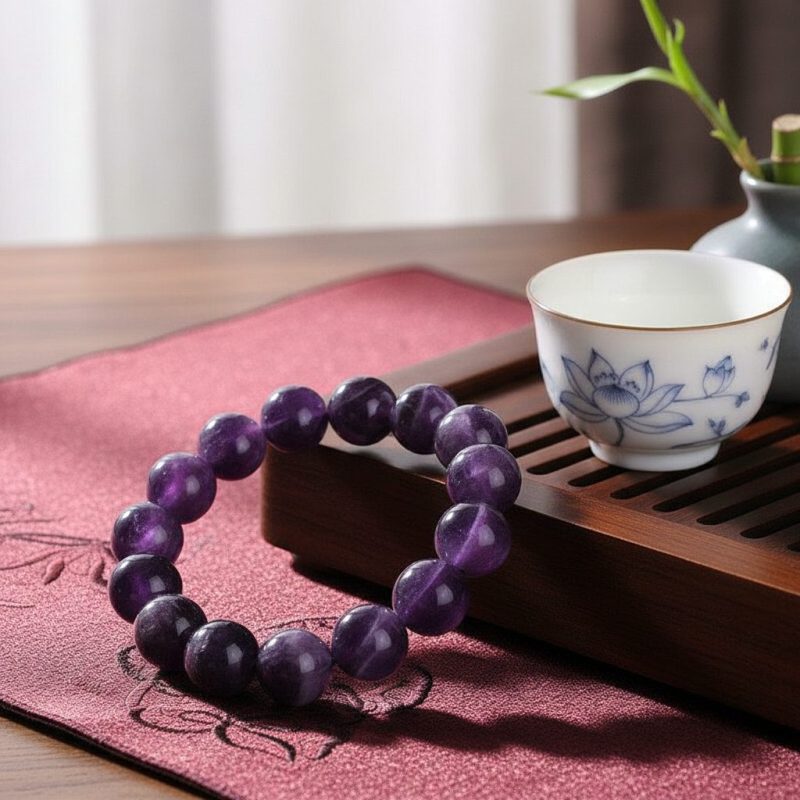 Amethyst Purifying Bracelet - For Peace & Clarity - Professional Photo