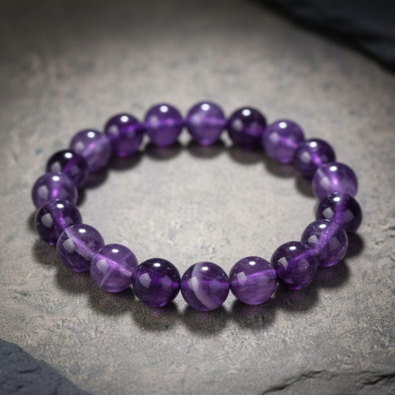 Amethyst Purifying Bracelet - For Peace & Clarity - Professional Photo