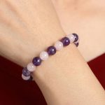 Gratitude Bracelet – Amethyst, Rose Quartz - Professional Photo