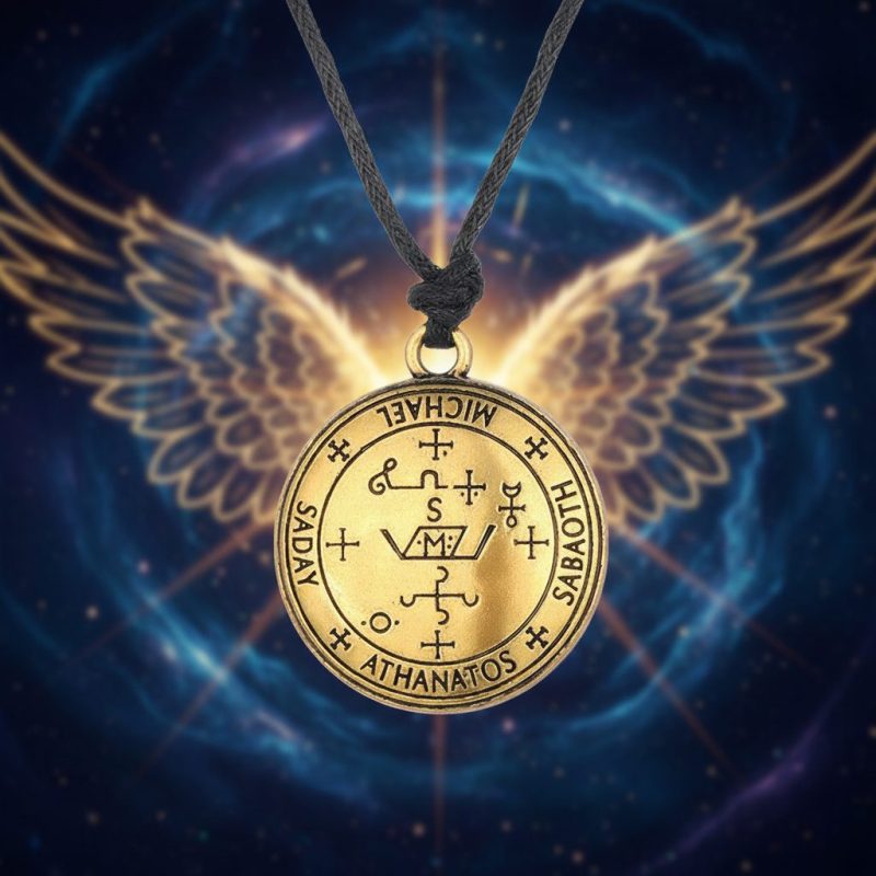 Sigil of the Archangel Michael Amulet - Protection Necklace - Professional Photo