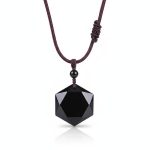 Black Obsidian Talisman - Necklace for Protection - Professional Photo