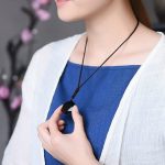 Black Obsidian Talisman - Necklace for Protection - Professional Photo