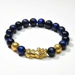 Blue Tiger Eye Pixiu Bracelet - Wealth & Confidence - Professional Photo