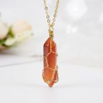 Carnelian Necklace - Boost Vitality, Creativity, Self-Confidence - Professional Photo