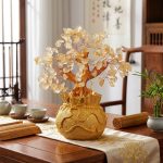 Citrine Money Tree for Prosperity - Feng Shui Gemstone Ornament - Professional Photo