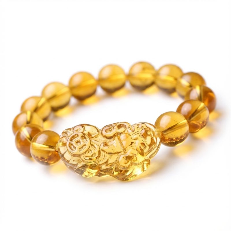 Citrine Pixiu Bracelet - Attract Wealth - Professional Photo