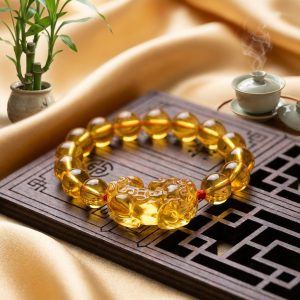 Citrine Pixiu Bracelet - Attract Wealth - Professional Photo