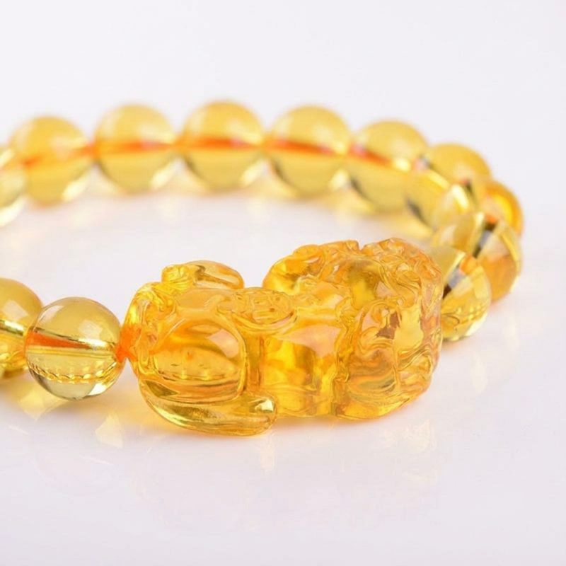 Citrine Pixiu Bracelet - Attract Wealth - Professional Photo