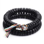 Coconut Shell Beads Bracelet with Engraved Mantra - Professional Photo