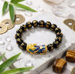 Color-Changing Pixiu Obsidian Wealth Bracelet - Professional Photo