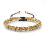 Copper Beads Harmony & Healing Bracelet - Silver, Gold Colors - Professional Photo