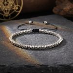 Copper Beads Harmony & Healing Bracelet - Silver, Gold Colors - Professional Photo