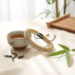 Copper Beads Harmony & Healing Bracelet - Silver, Gold Colors - Professional Photo