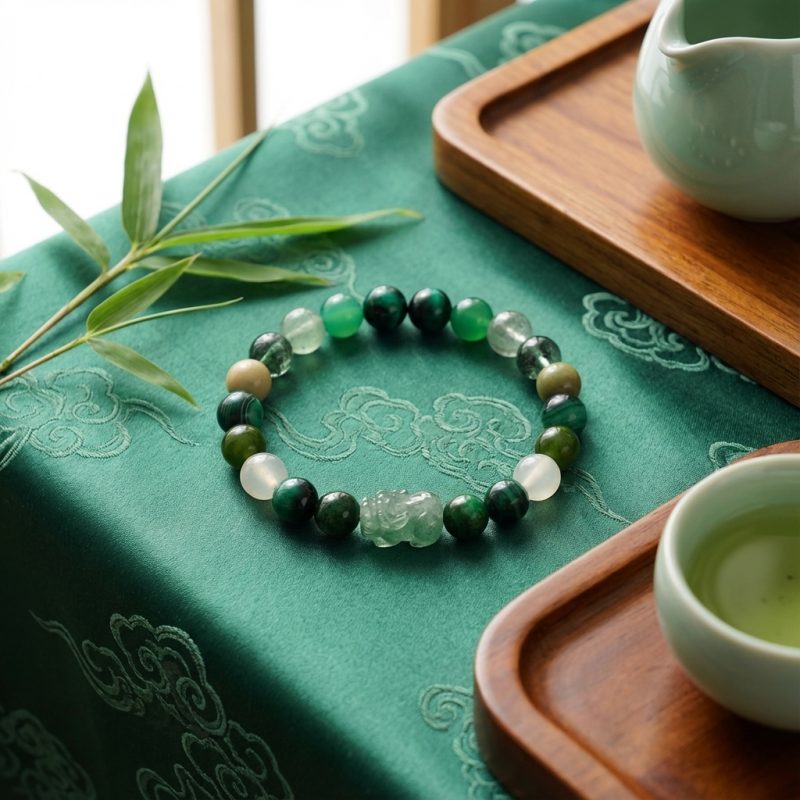 Five Elements Crystal Pixiu Bracelets - Balance & Prosperity - Professional Photo