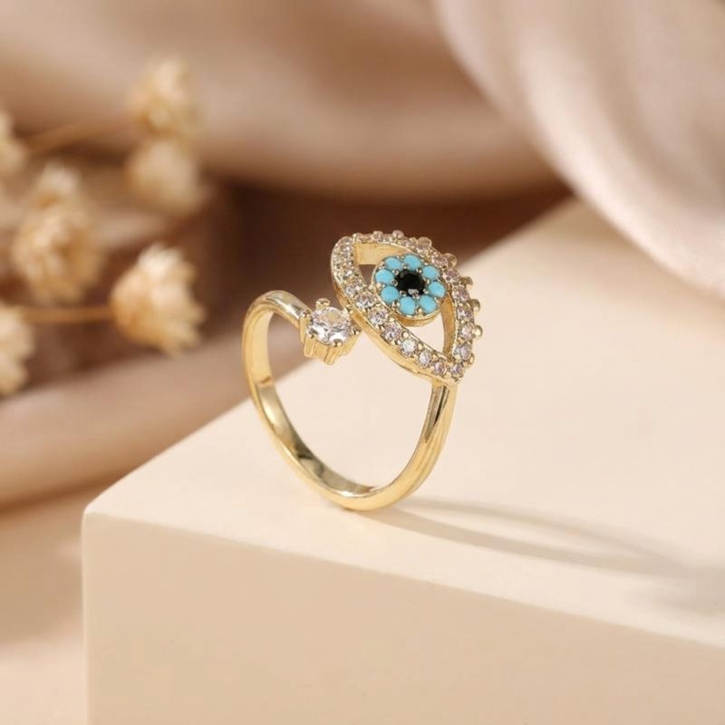 Evil Eye Protection Ring - Professional Photo