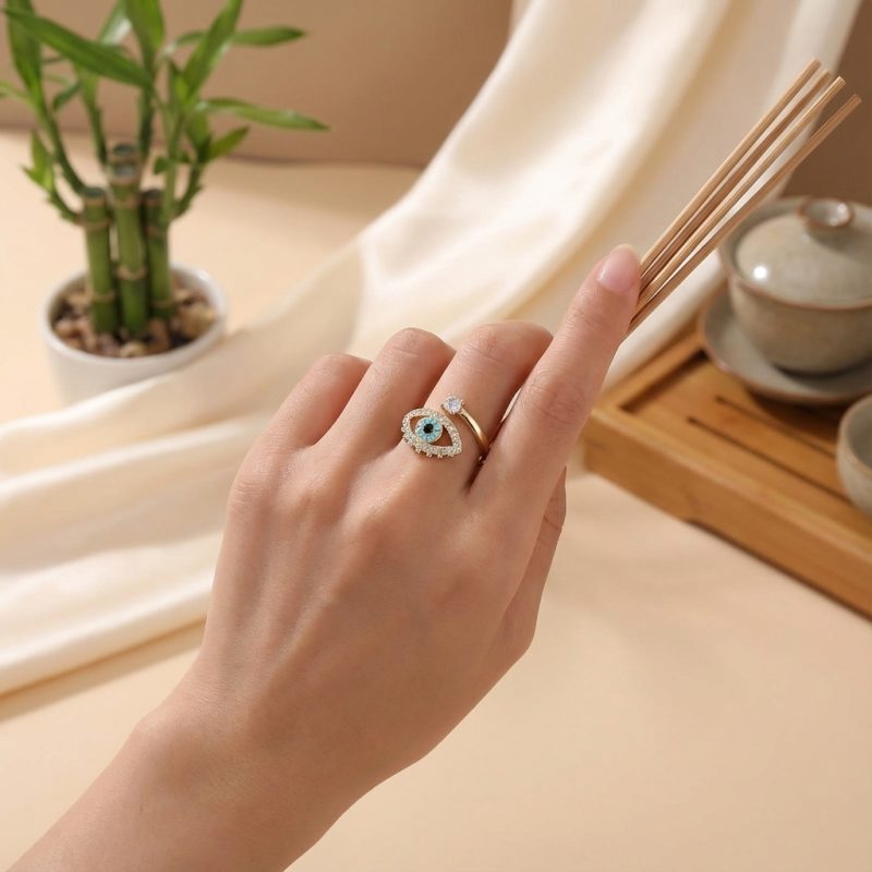 Evil Eye Protection Ring - Professional Photo