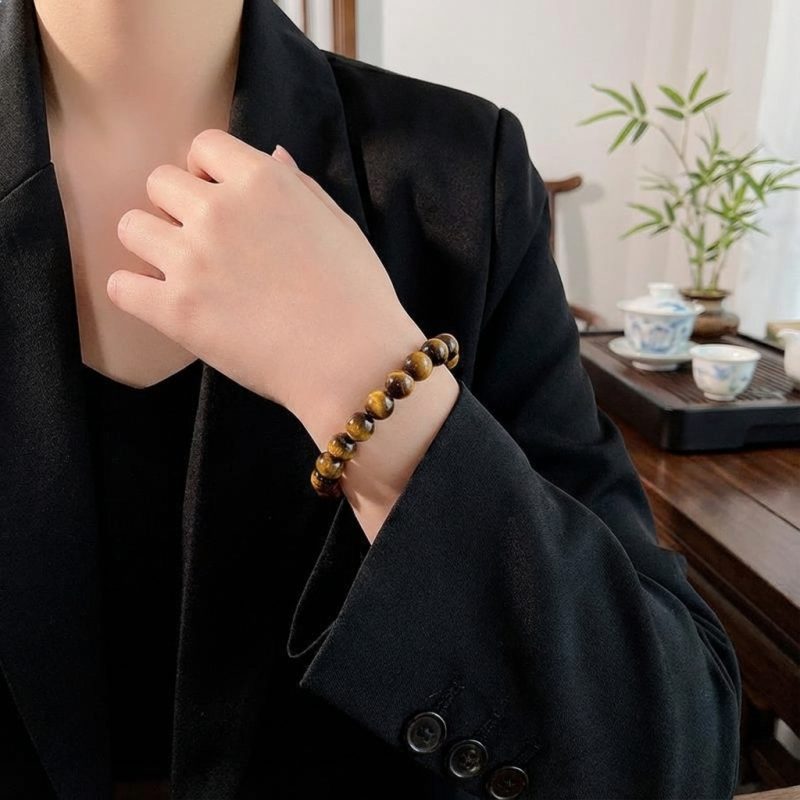 Gold Tiger Eye Bracelet - Power & Prosperity - Professional Photo