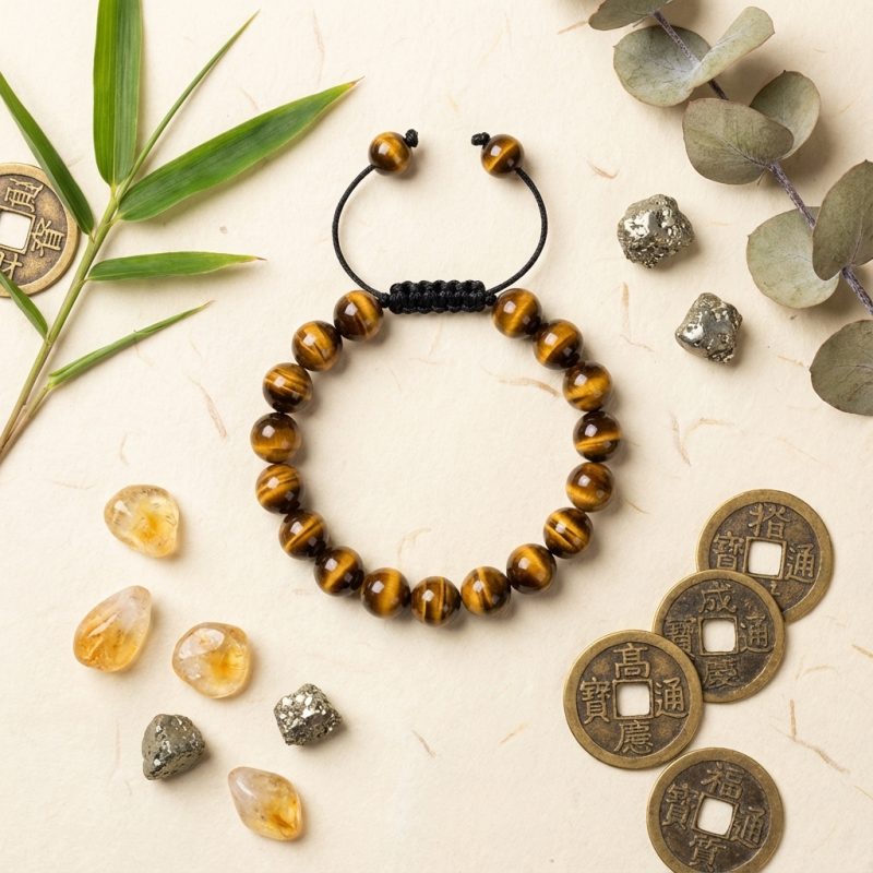 Gold Tiger Eye Bracelet - Power & Prosperity - Professional Photo