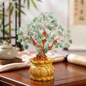 Green Aventurine Feng Shui Money Tree - Professional Photo