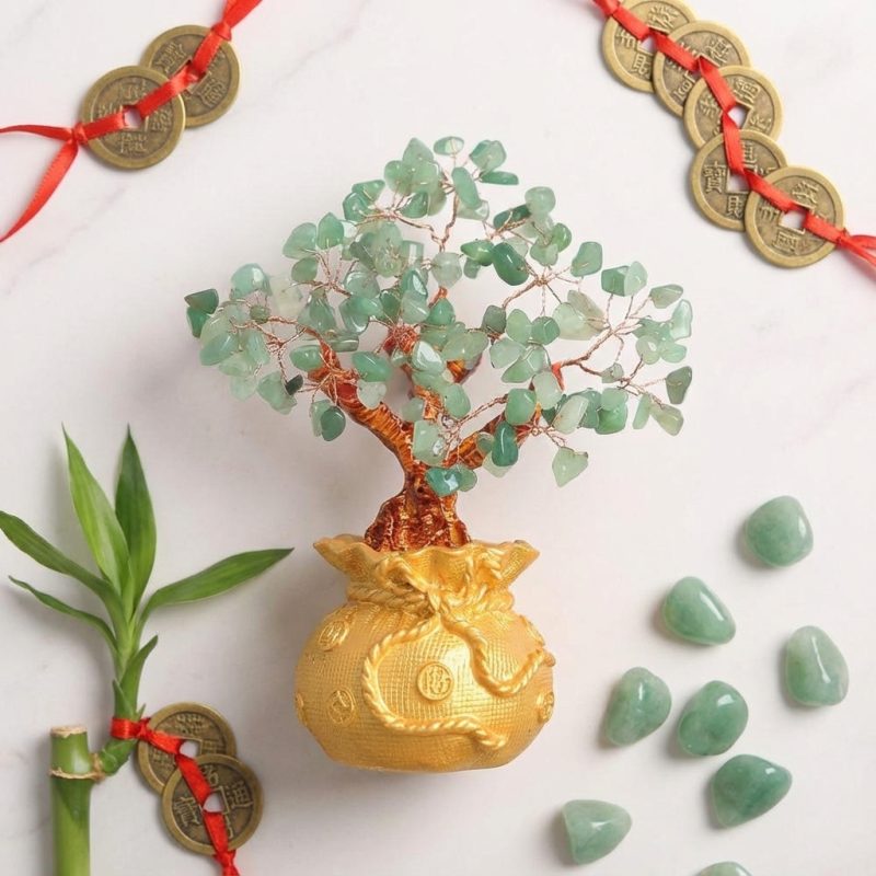 Green Aventurine Feng Shui Money Tree - Professional Photo