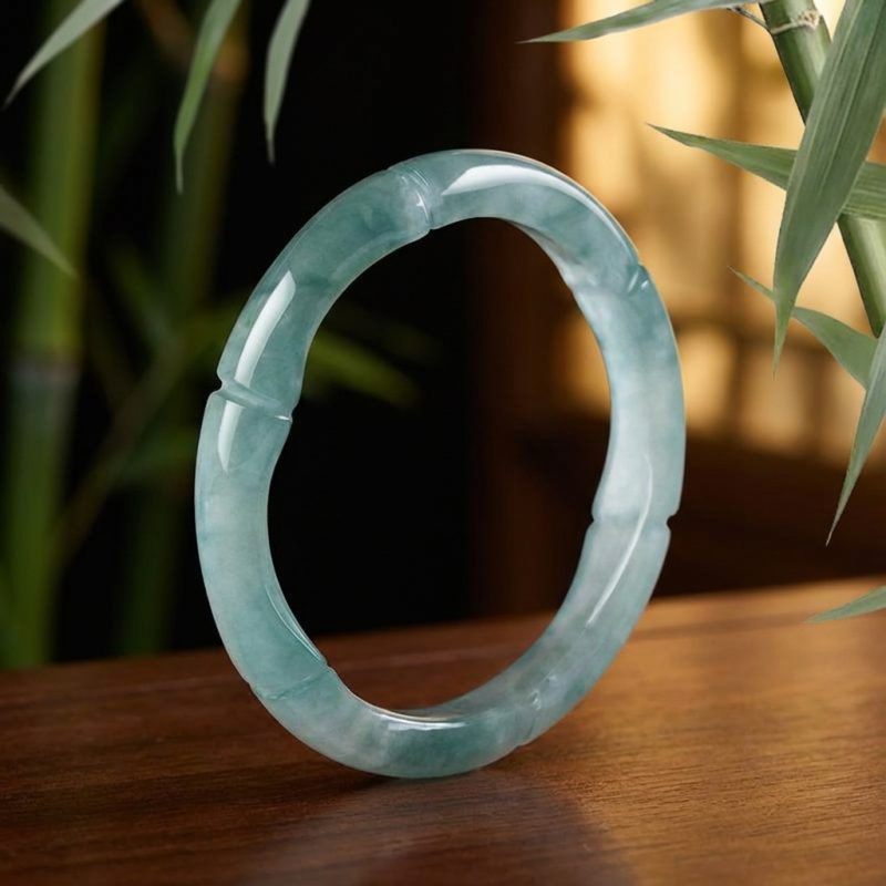 Green Jade Wealth Rings - Professional Photo