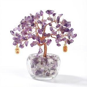 Feng Shui Amethyst Crystal Tree - Crystal Tree of Life - Professional Photo