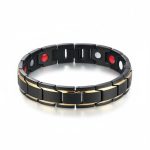 Magnetic Therapy Bracelets - Black, Silver, Gold - Professional Photo