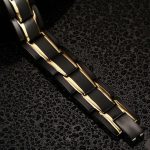 Magnetic Therapy Bracelets - Black, Silver, Gold - Professional Photo